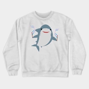 Trans Pride Shark Crewneck Sweatshirt